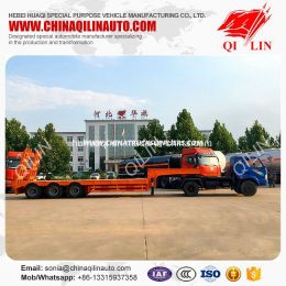 China Manufacture 3 Axles 50 Tons Low Bed Tow Truck
