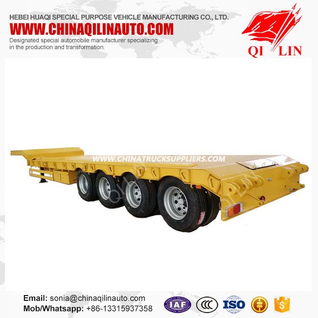 4 Axle Low Loader Trailer with 8 Pieces Screwed Locks 