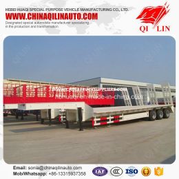 Heavy Duty Transport Low Loader Trailer with Gooseneck