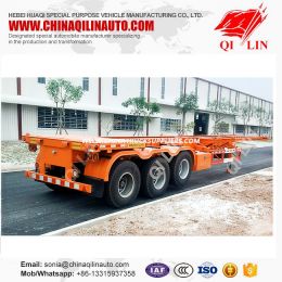 2*20FT Container Loading Skeleton Trailer with Competitive Price