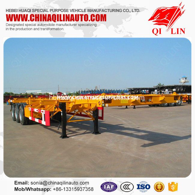 Good Quality 40FT Skeleton Semi Trailer with CCC ISO Certificate 