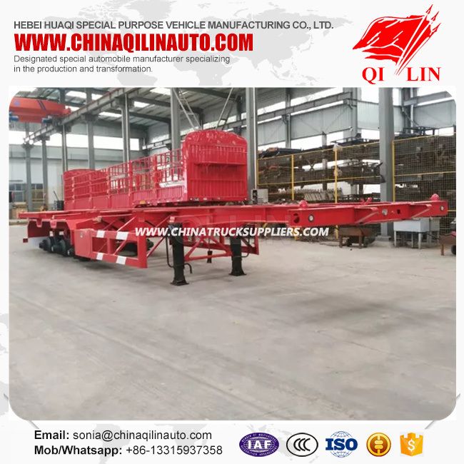 Heavy Truck Frame Trailer with Twist Lock 