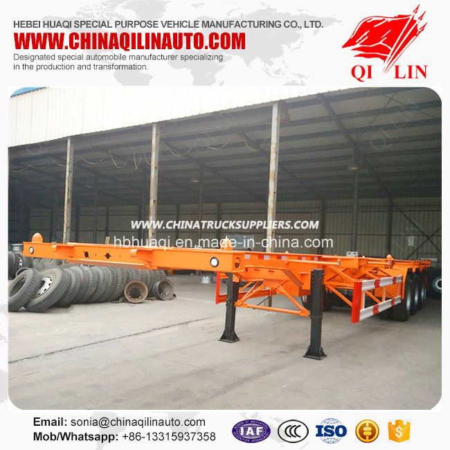 Skeleton Semi Trailer with High Tensile Carbon Steel Material 