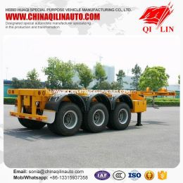 3 Axles 40FT Skeleton Semi Trailer with Competitive Price