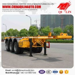 2/3 Axles Skeleton Chassis Trailer for Contrainer Cargo