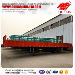 2019 New Factory Price Tri-Axle Breast Board Semi Trailer