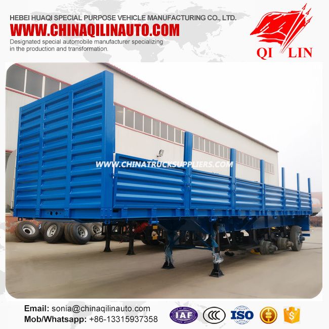 China Factory Box Trailer with 3 Axle 