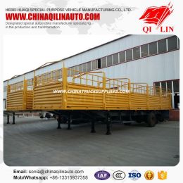 Heavy Duty Side Wall Open Trailer with Fence