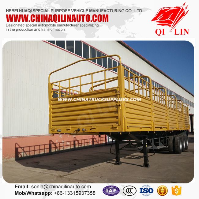 3 Axle Fence Semi Trailer for Kenya 