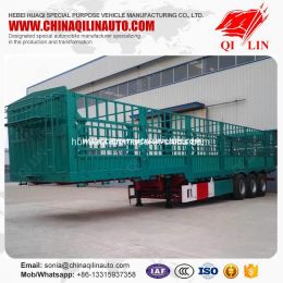 Stake Fence Container Semi Trailer for Domestic Animal Loading