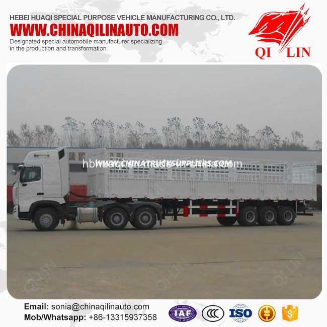 30 Tons Payload Agricultural Product Transport Semi Trailer 