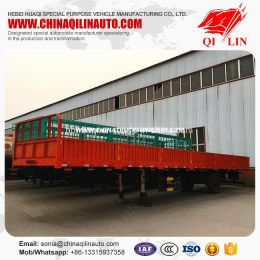 Curtain Side Wall Open Semi Trailer for Bulk Cargo Loading