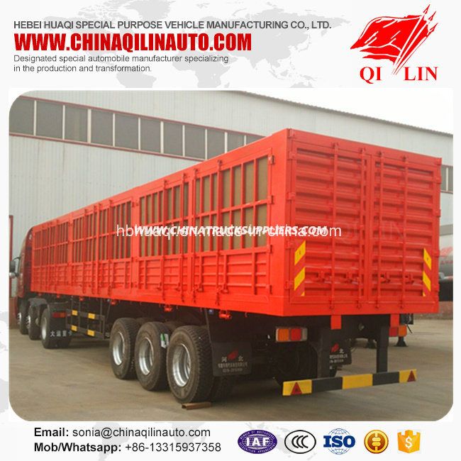 3 Axles Van Box Semi Trailer with New Factory Price 