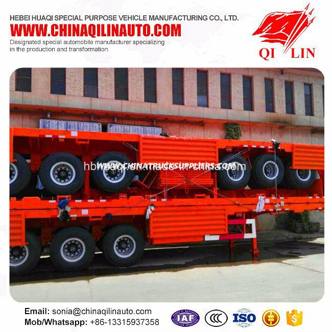 with Mechanical Suspension Low Bed Semi Trailer for Sale 