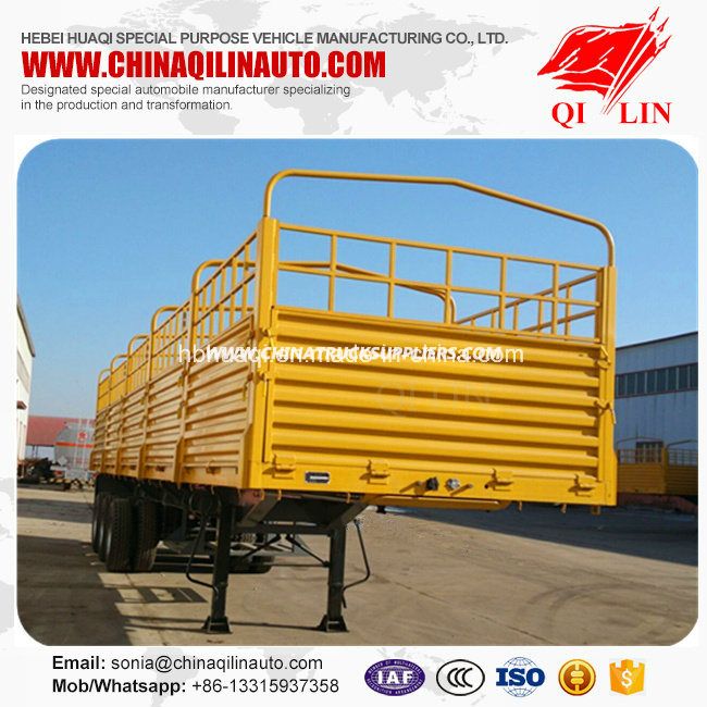 High Quality Fence Semi Trailer with Wabco ABS System 