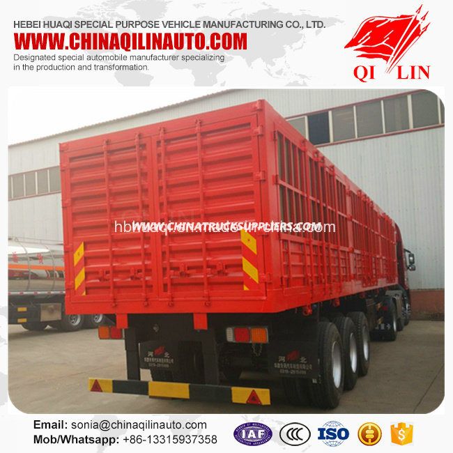 High Quality Side Wall Drop Semi Trailer for Sale 