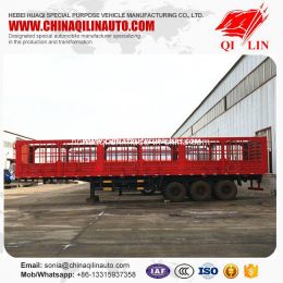 China Hebei Low Price 3 Axles Skeletal Van Semi Trailer