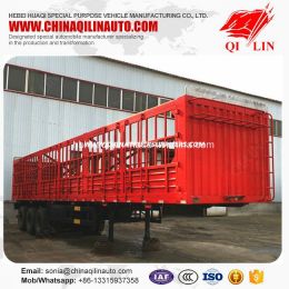 Good Quality 4 Layers Painting 7 Tons Fence Semi Trailer
