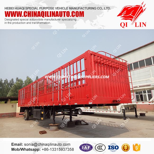 High Fence Cargo Trailer for Bulk Carrier 