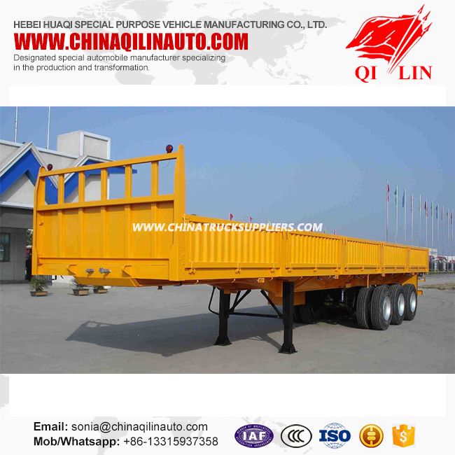 Side Wall Open Utility Trailer with Detachable Fence 