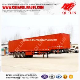 Tri Axles Step Wise Coal Transporting Box Type Truck Trailer