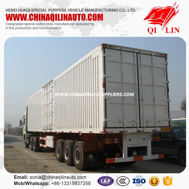 40feet Tri-Axle Container Box Trailer with Competitive Price 