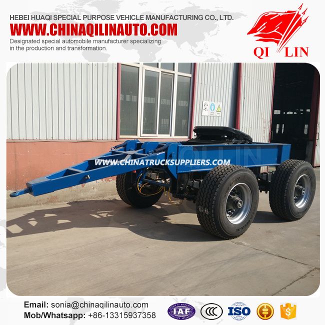 2 Axles Drawbar Full Trailer for Sale 