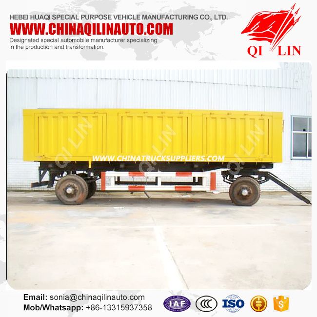 2 Axle Drawbar Trailer for (Sidewall) 