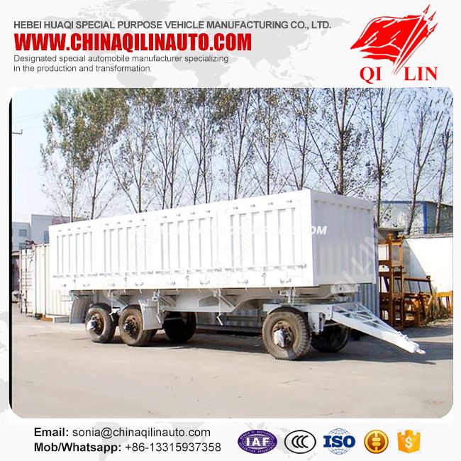 3 Axle 20FT 30FT 40FT Cargo Drawbar Dolly Full Trailer Images 1