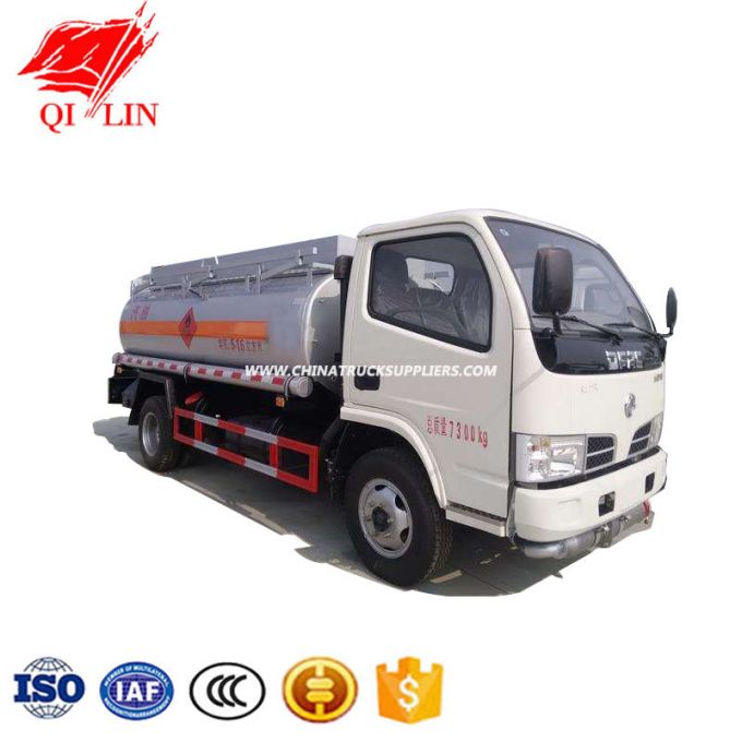 Rhd 4X2 Small Carbon Steel Material Fuel Refueling Tanker Truck 