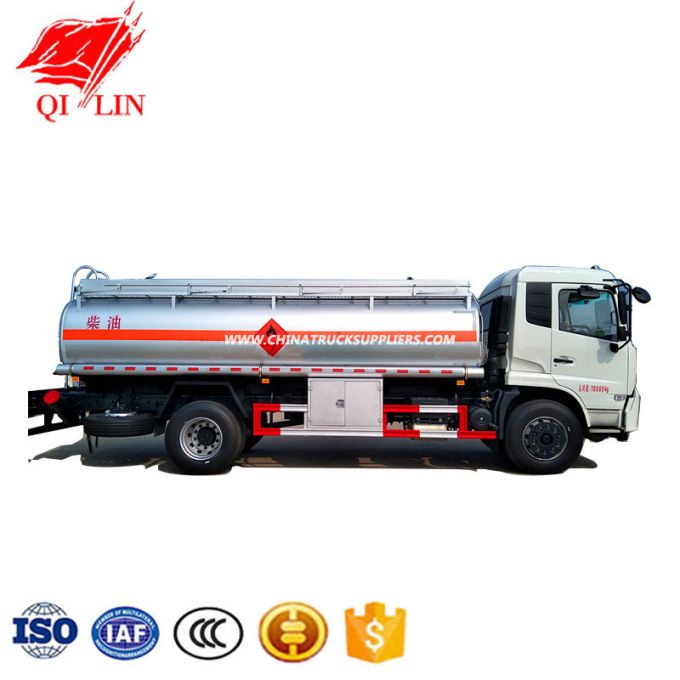 190HP Dongfeng Tianjin Fuel Tanker Transport Truck 