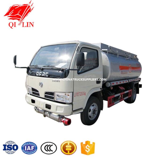 Dongfeng Foton or Dayun Small 5000L Diesel Tanker Truck Diesel Delivery Truck for Sale 