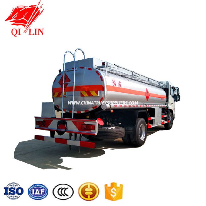 Heavy Duty Dongfeng Tianjin 4X2 12000L 15000L Oil Transport Tanker Truck Fuel Tanker Truck 