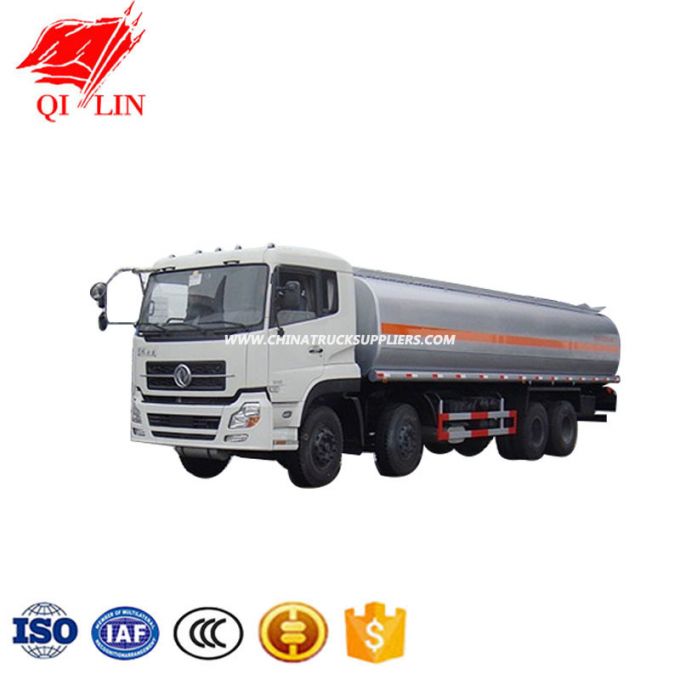 High Quality Dongfeng 8*4 30cbm Oil Tanker Truck Fuel Tank Truck Gasoline Delivery Truck 