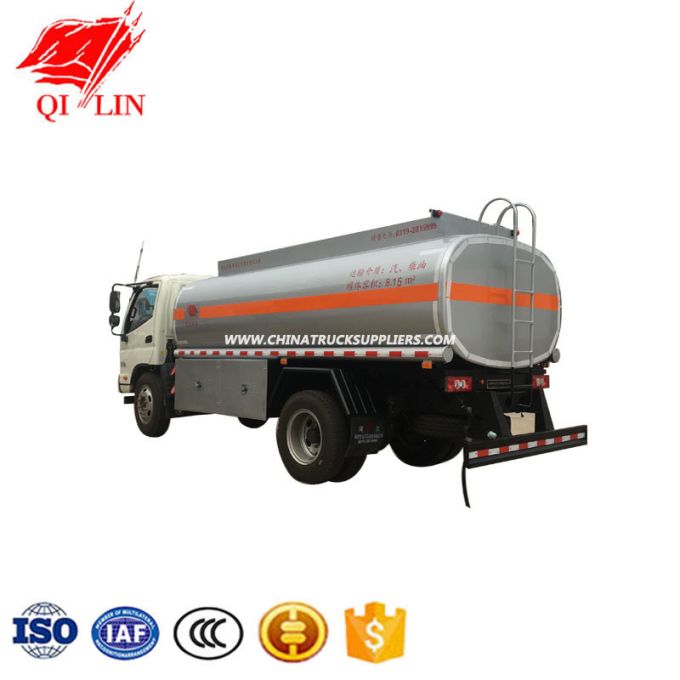 in Stock Low Price Euro 2/3/4/5 Emission Standard 8cbm Fuel Tanker 