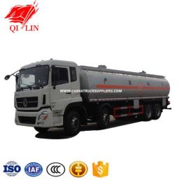 Dongfeng 35000~40000 Liter Aluminum Steel Oil Tank Truck, Aluminum Steel Mobile Fuel Tanker