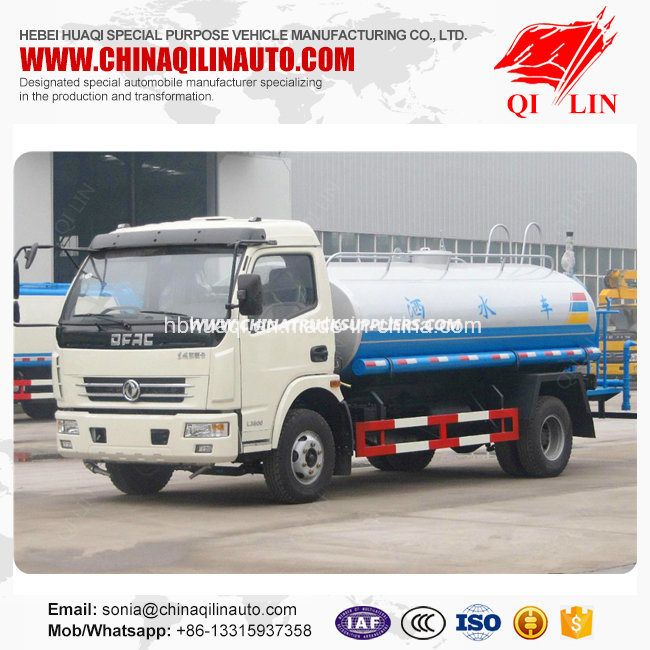 Good Quality Stainless Steel 7000 Liters Water Tank Truck 