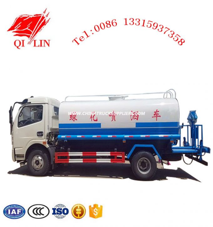 Carbon Steel Water Tanker Truck with Aerial Working Platform 