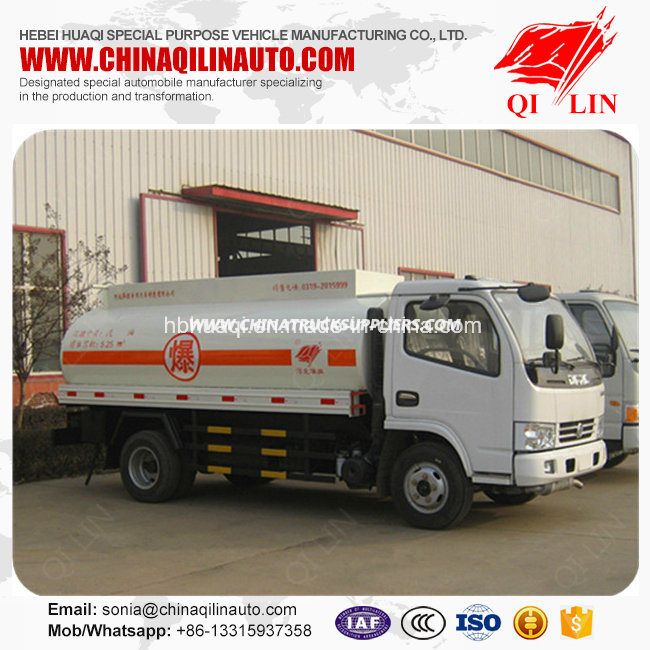 Widely Used 5250 Liters Capacity Refueling Tanker Truck 