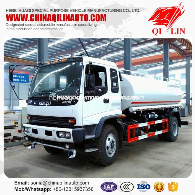 Isuzu Chassis 4X2 6000 Liters Water Tank Truck 