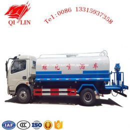 5mm Thickness Tanker Body Sprinkling Tanker with Fire Pump