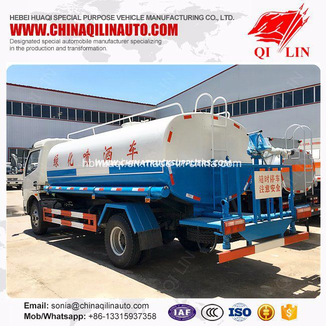 Cheap Price Wheelbase 3800mm 10cbm Water Tank Truck 