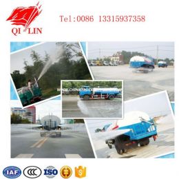 China Famous Brand Water Sprinkling Tanker Truck with Water Pump