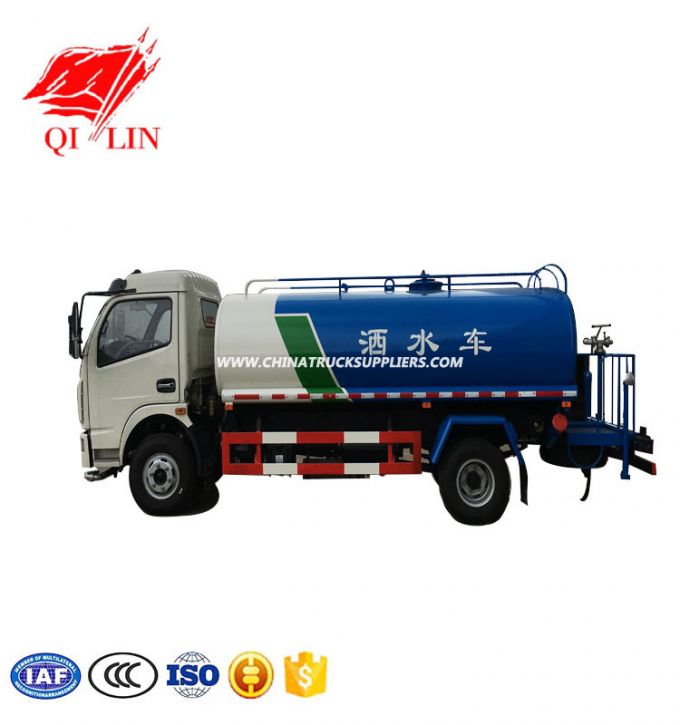 DFAC 4X2 7000L Water Tanker Truck with Cheap Price Images 1