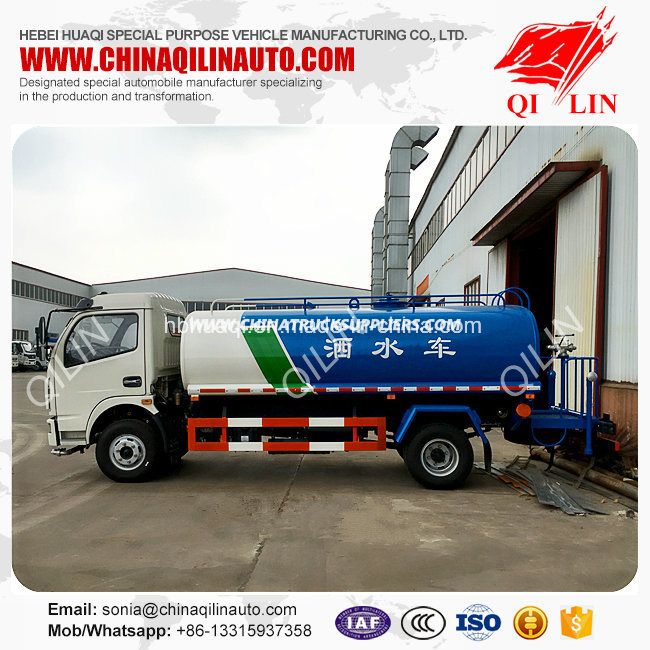 Carbon Steel 2500-3000 Us Gallon Water Tank Truck for Sale 