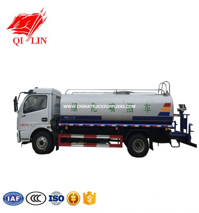 Dongfeng 4X2 10000 Liters Watering Cart Truck for Sale Images 1