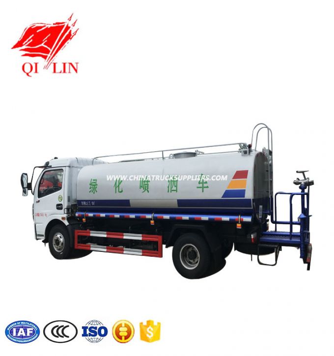 Hot Sale Watering Curt Tanker Truck with 6 Gears Manual Transmission 