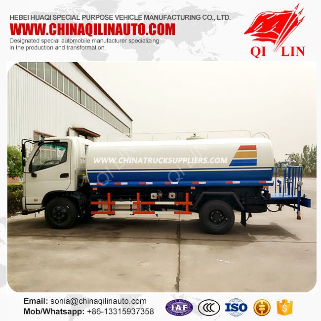 Foton Euro III Right Hand Drive 4X2 Sprinkler Truck 
