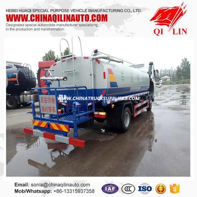 Emission Euro 3 Water Tank Truck 