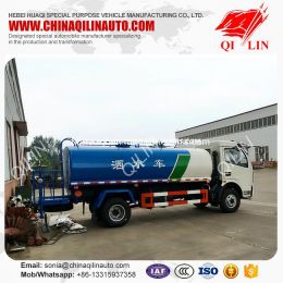 4mm Thickness 5cbm Single Compartment Water Sprinkler Tank Truck